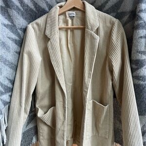 Rhythm Cream Corduroy Blazer